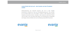 Desktop Screenshot of evania.de